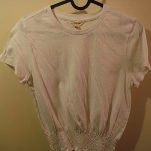 ✅3/40$ tee with rushing at hem